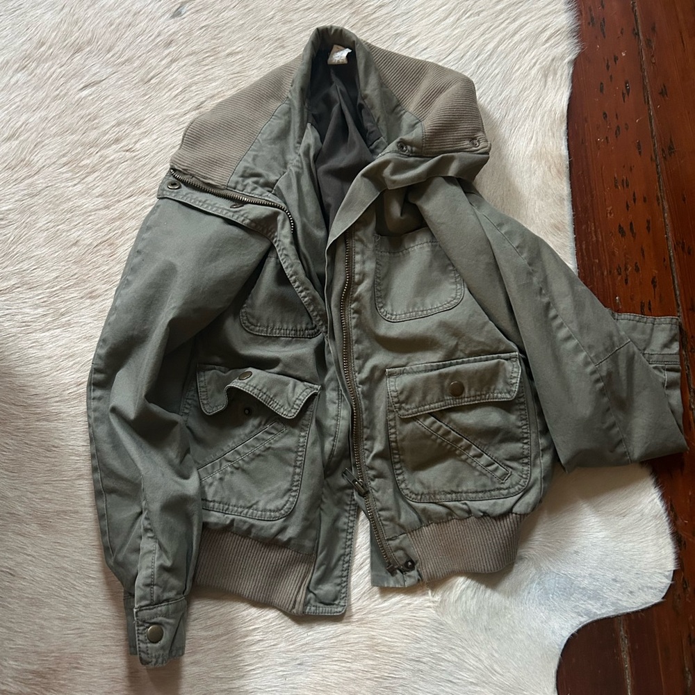 Jcrew army green jacket